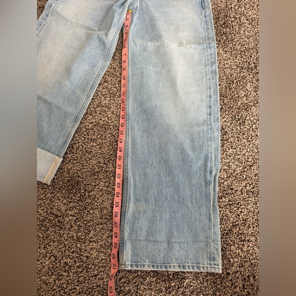 Ayla Baggy Cuffed Crop Citizens Of Humanity Denim Jeans - Picture 8 of 8